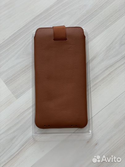 Чехол из натуральной кожи qialino 16х8 см