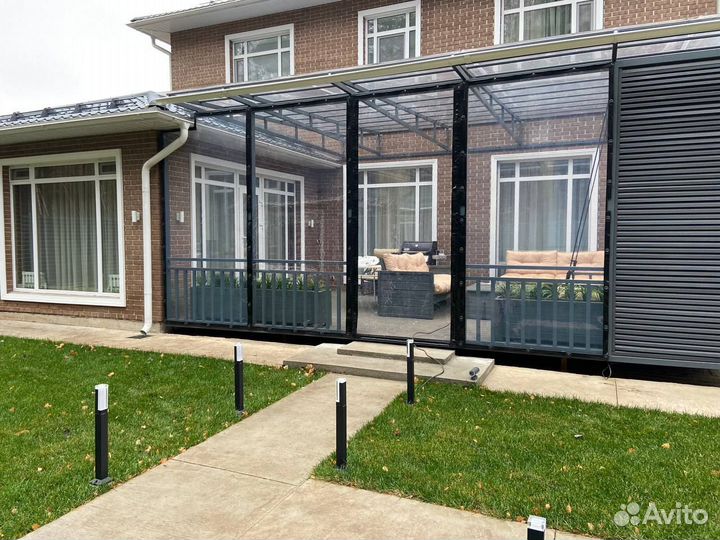 Жидкие окна для беседки