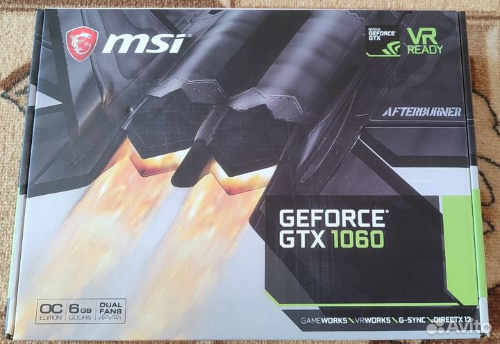 Видеокарта GTX 1060 6GB