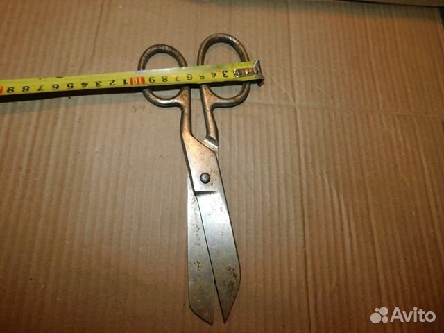 Большие, старинные, портняжные ножницы СССР