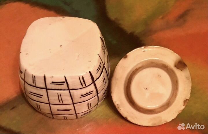 Лукошко Фигурки фарфор фаянс винтаж СССР