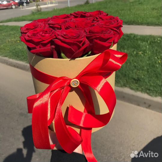 Цветы в коробке 046