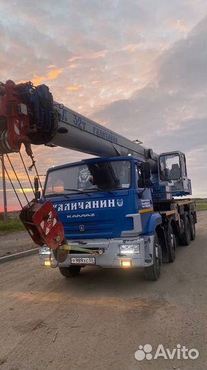 Аренда и услуги автокрана, 32 т, 30 м