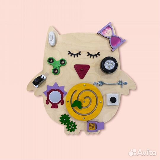 Бизиборд новый Сова