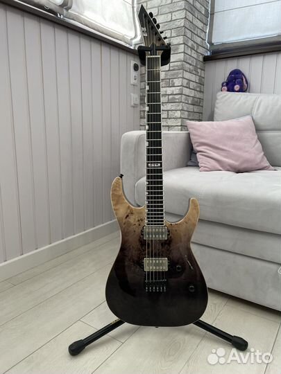 Электрогитара ESP E-II M-II NT Black Natural Fade
