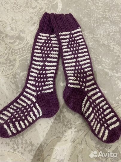 Носки гетры тёплые,ручной работы 39-41 р