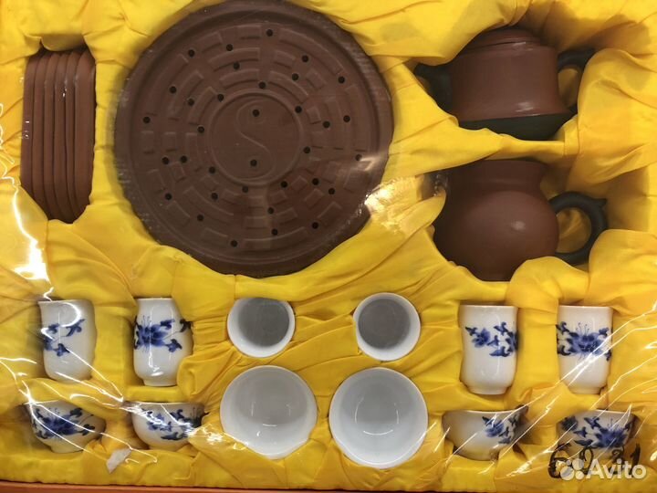 Чайный сервиз, оригинал, 24 предмета, запечатан