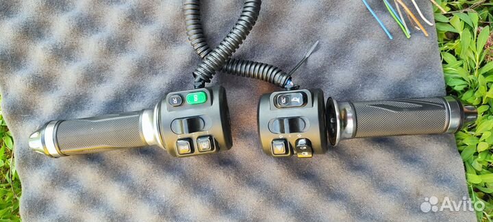 Ручки с пультами для электро велосипеда, мотоцикла