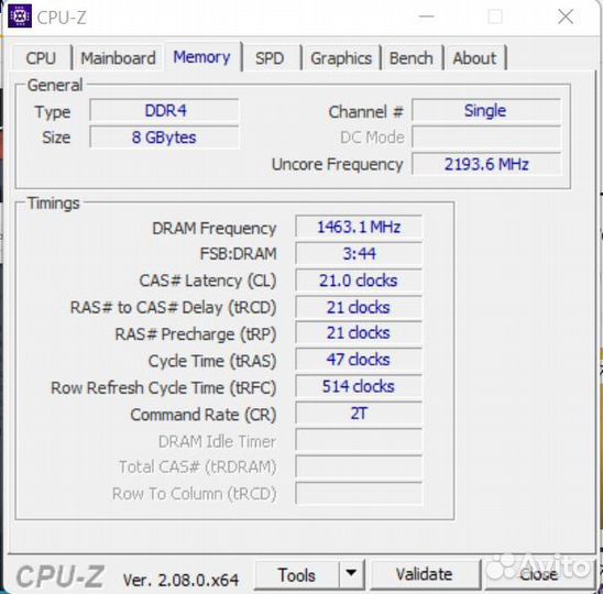 DDR4 8gb so dimm 2933