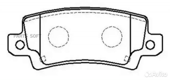 HSB HP8475 Колодки торм