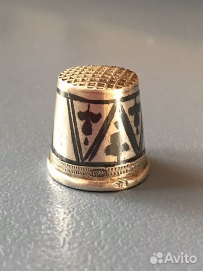 Наперсток серебряный СССР