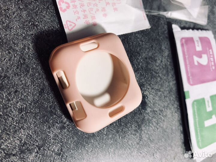 Чехол и защитное стекло на apple watch 38 mm