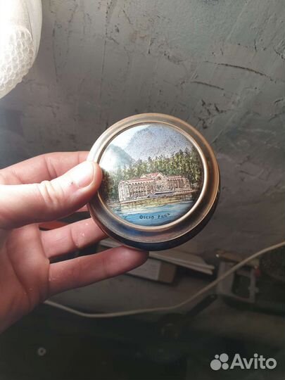 Пудреница ссср,озеро Рица