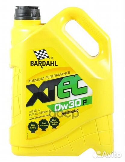 0W30 xtec F WSS-M2C950-A 5L (cинт. мотор. масло)