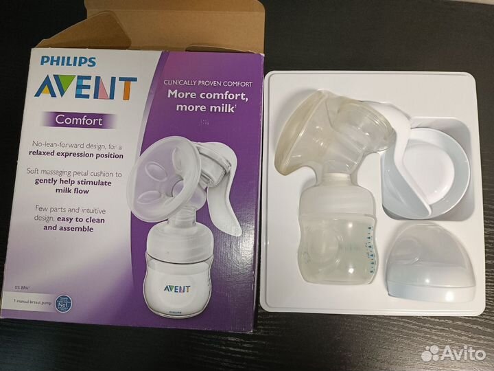 Молокоотсос ручной philips avent