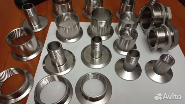 Переходник кламп 1.5 и 2 дюйма на резьбу