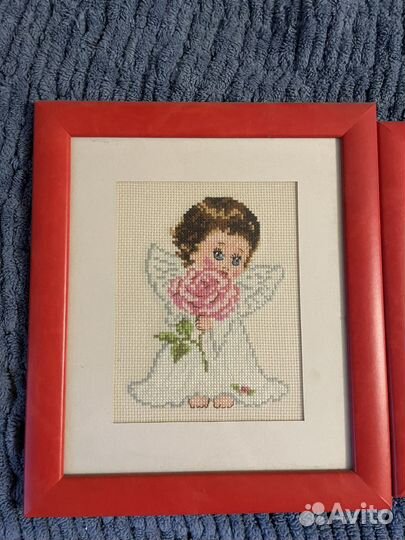 Интерьерные картины крестиком. Цена за комплект