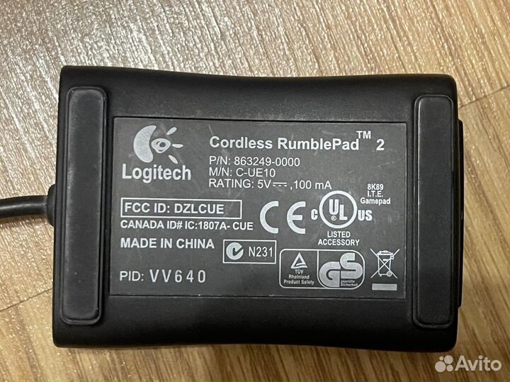 Джойстик Logitech Cordless RumblePad 2