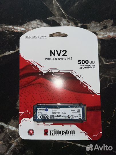 SSD накопитель Kingston NV2 M.2 2280 500GB