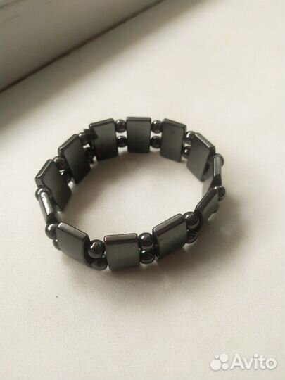 Гематитовый браслет