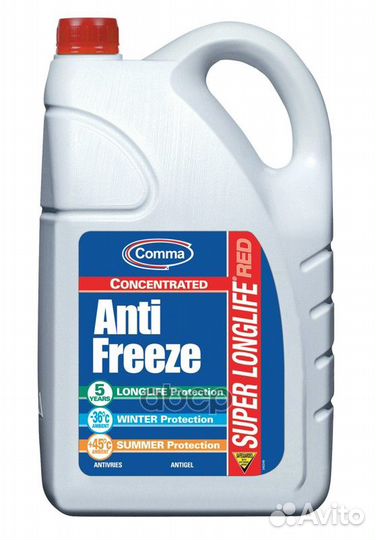 Антифриз G12+ comma super longlife RED