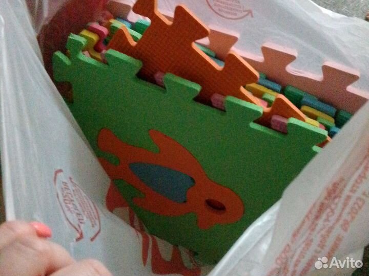 Коврики пазлы 11 штук