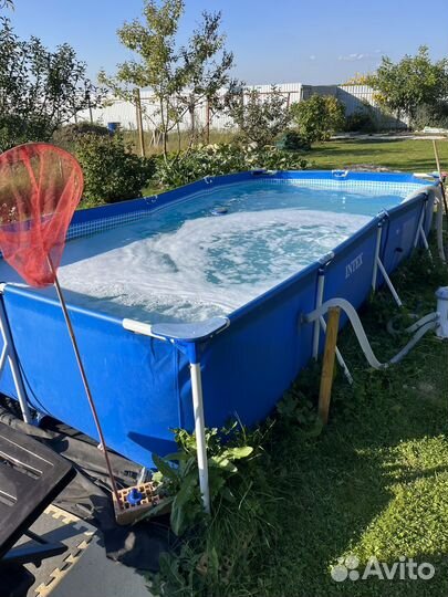 Каркасный бассейн прямоугольный