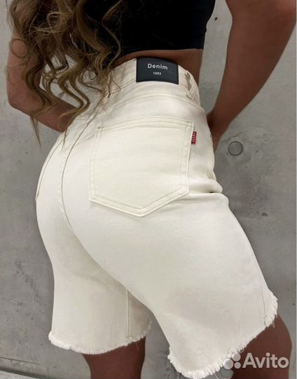 Шорты джинсовые