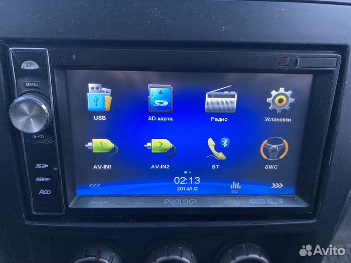 Магнитола 2 din prology dvu 600