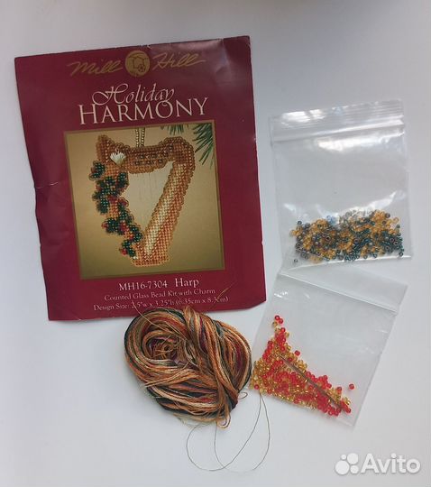 Остатки от набора для вышивания Mill hill