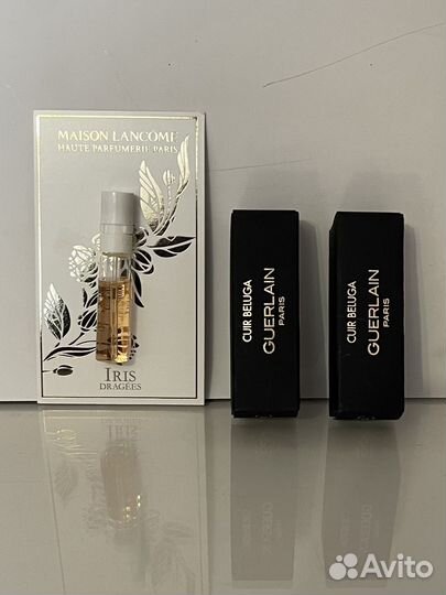 Пробники Guerlain, Tom Ford, Lancome