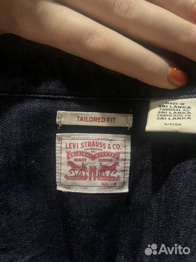 Джинсовая рубашка levis