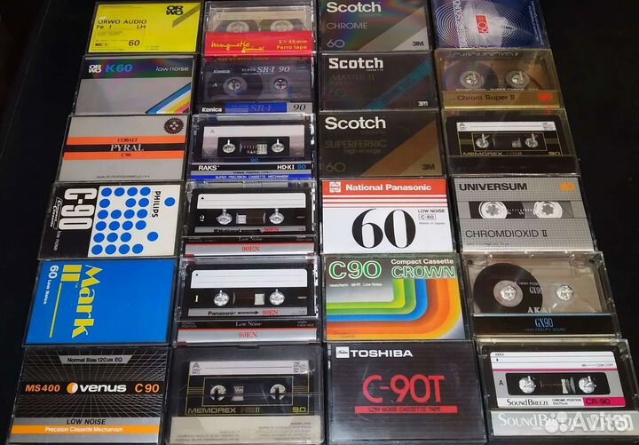Коллекция аудиокассет