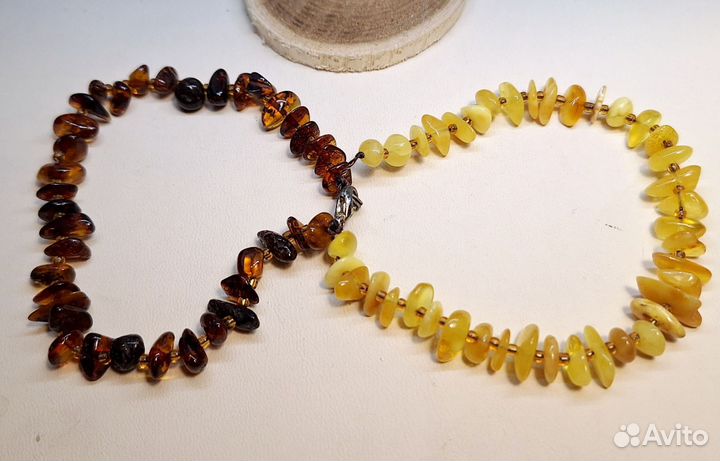 Браслет из янтаря натуральный