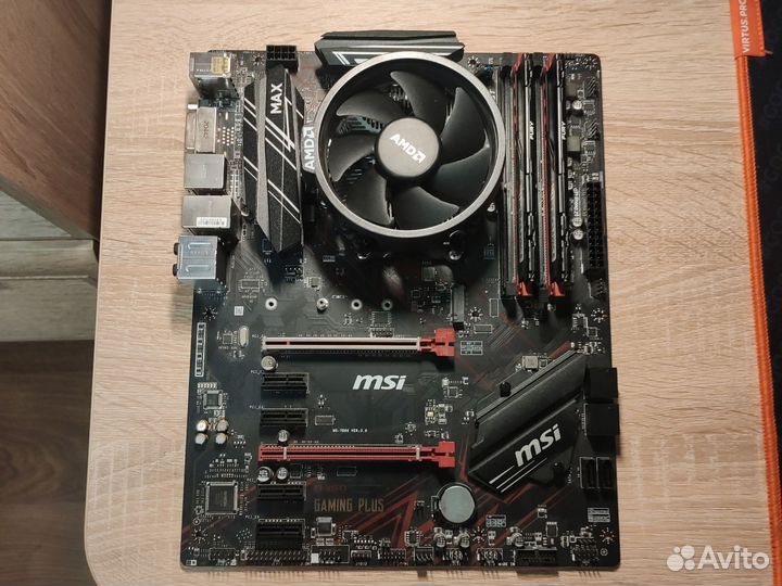 Комплект Ryzen 5 5500 + MSI B450 Gaming Plus + 32G