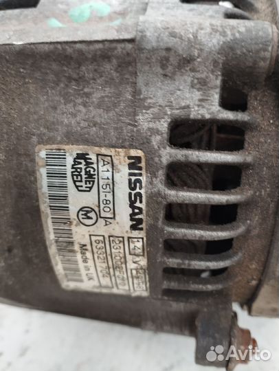 Генератор Nissan primera p11 1.6