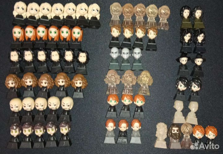 Harry Potter бюстики из ленты (70 штук)