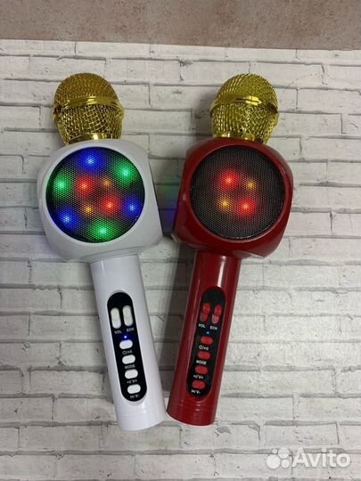 Светящийся караоке-микрофон ws1816 реплика