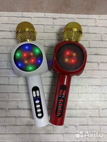 Светящийся караоке-микрофон ws1816 реплика