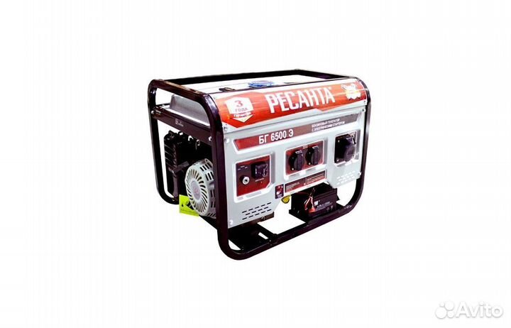 Электрогенератор бг 6500 Э Ресанта