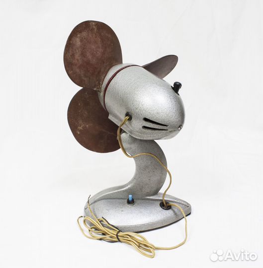 Вентилятор, резиновые лопасти, рабочий, без вилки