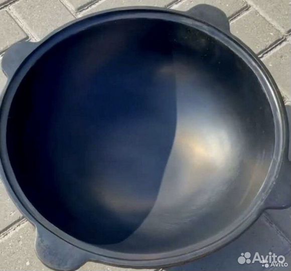 Чугунный казан настоящий толстотенный