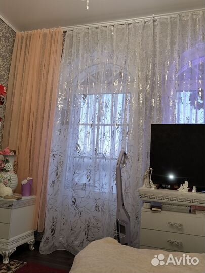 Персиковый тюль 280*250*2