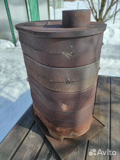 Печь чугунная наборная