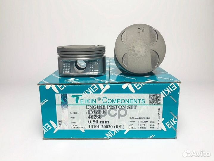 Поршни (к-т 6 шт) toyota camry/windom 1MZ-FE 97