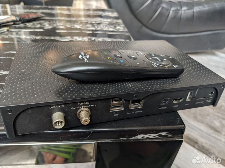 Dune hd sky 4k plus с bt пультом+500 гб