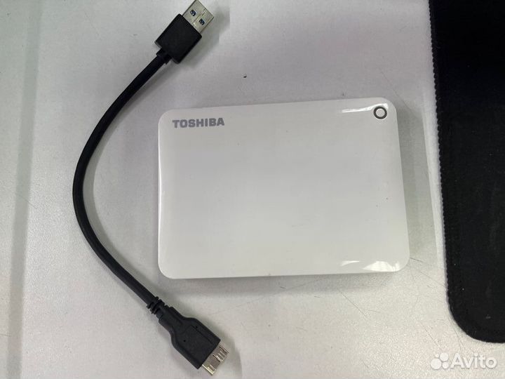 Диск бу USB 3,0 Toshiba 1 tb 315 час с кабелем