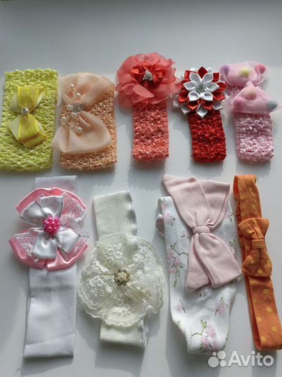 Повязочки на голову для девочки