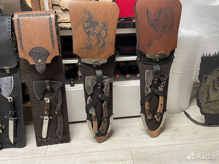 Наборы шампуров «Егерь» топор + нож