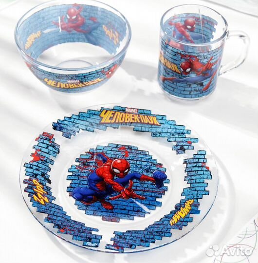 Набор посуды детский 3 предмета 